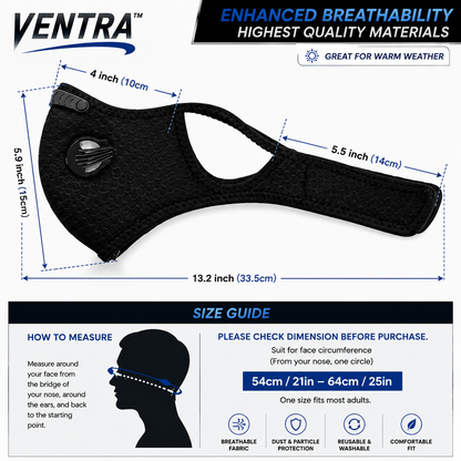 Ventra™ Carbon Filter Mask